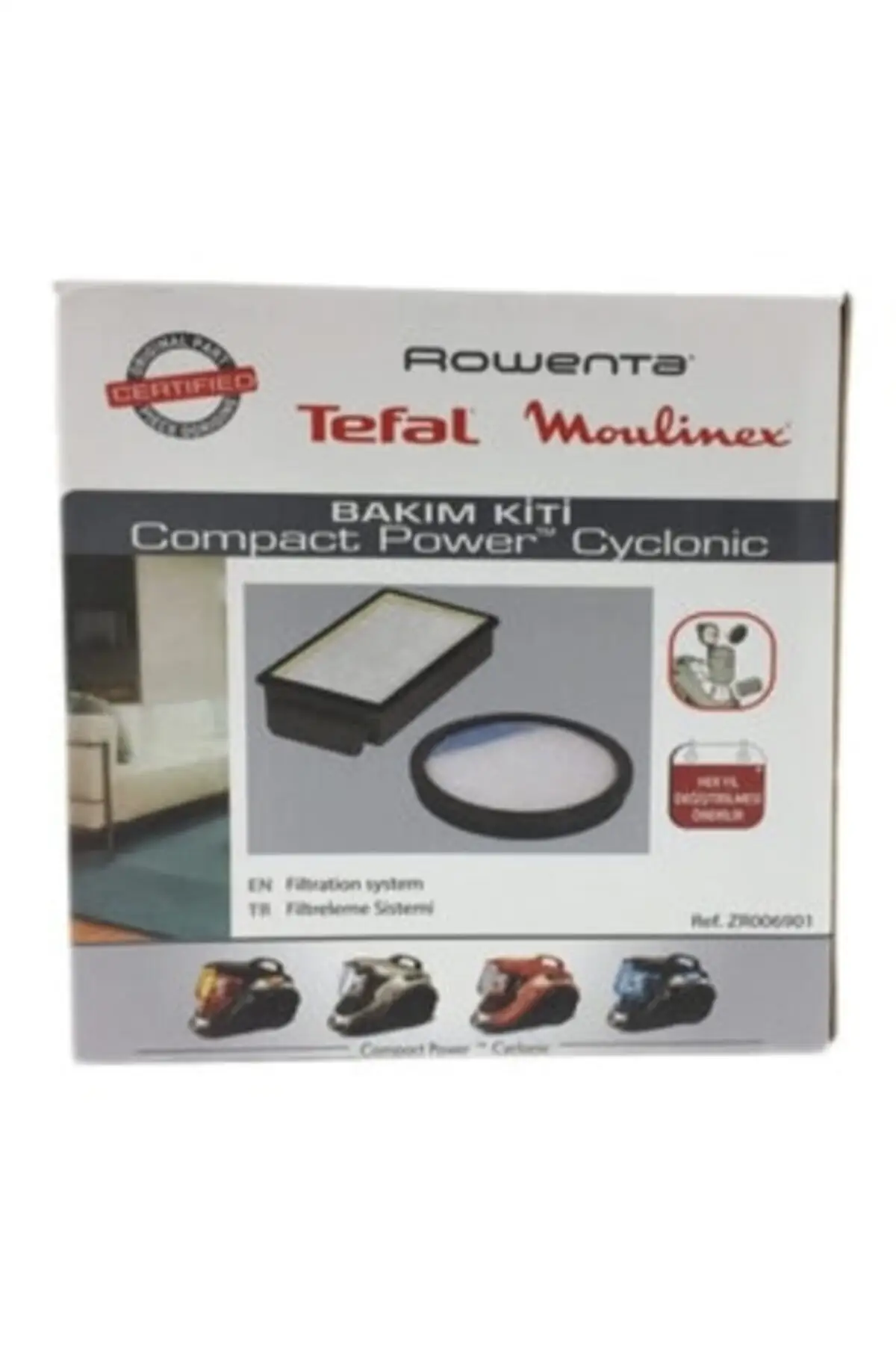 

MHK Parts Ro 3723 Model Vacuum Cleaner Filter Set Complete Filter Kit Box Domestic Production