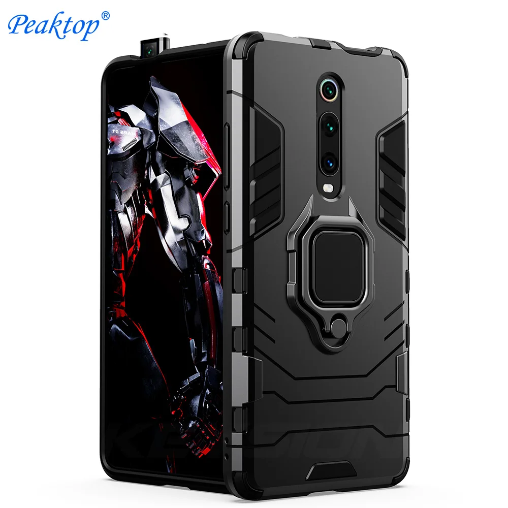 Противоударный армированный чехол для Redmi K20 Pro Note 7 7a 6 8 держатель подставка