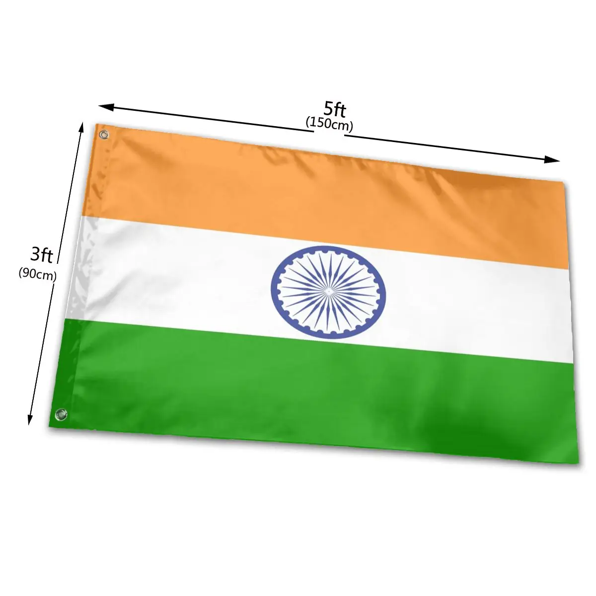 Индийский флаг 90x150 см | Дом и сад