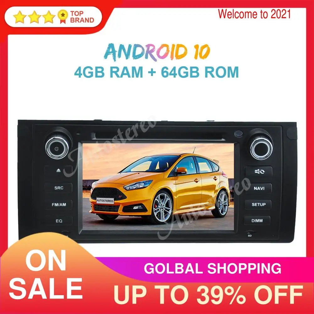 Автомагнитола на Android 10 64 ГБ GPS навигация для BMW M5 E39 1995 2003 головное устройство