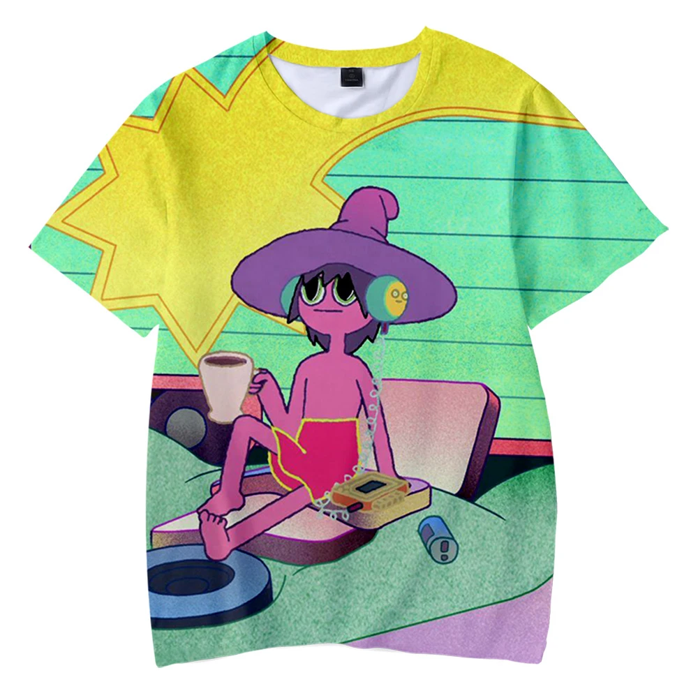 Футболка с коротким рукавом для мальчиков и девочек повседневный Мягкий Топ 3D