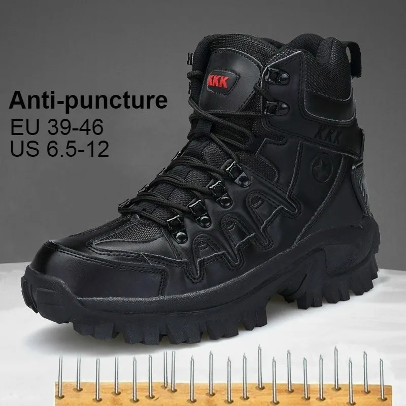 HAN WILD Мужская Уличная походная обувь водонепроницаемые дышащие армейские