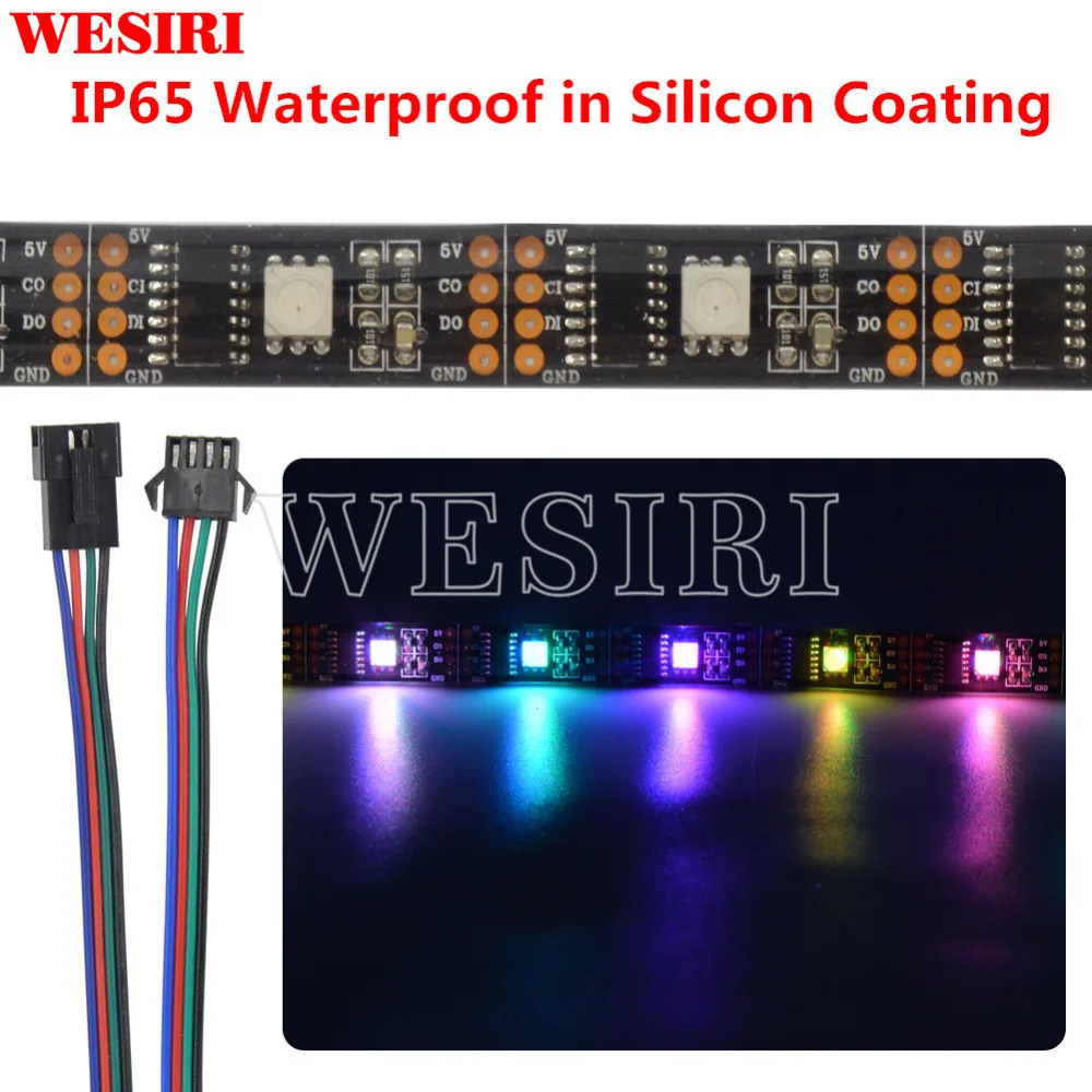 Модифицируемая Светодиодная лента WS2801 5 м 5050 RGB подсветильник ка телевизора 160