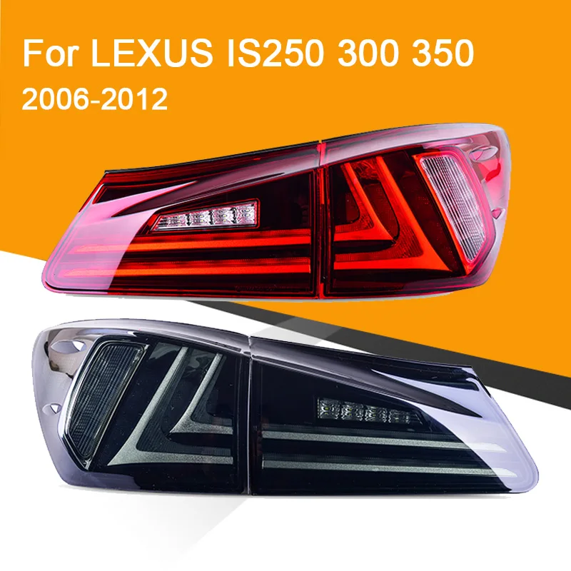 1 пара светодиодный задний фонарь светильник в сборе для Lexus IS250 IS300 IS350 2006 2012 свет