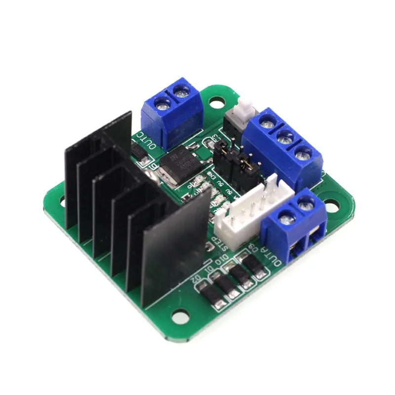 Плата драйвера двигателя L298N зеленая плата модуль шагового для робота умного