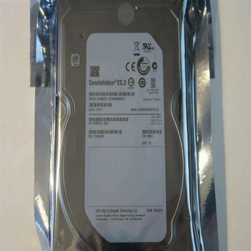 Новый оригинальный HDD для Seagate 2 ТБ 3 5 &quotSATA 6 ГБ/сек. 128 МБ 7200 об/мин внутреннего