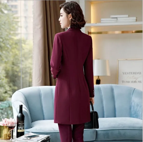 Женский Повседневный Длинный блейзер офисный жакет большого размера черного