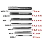 7PCS Hss крепежный винт нитки метрической зажигания Нажмите M3-M12 комплект кран с винтовой резьбой сверла прямо рифленый винт ручной инструмент