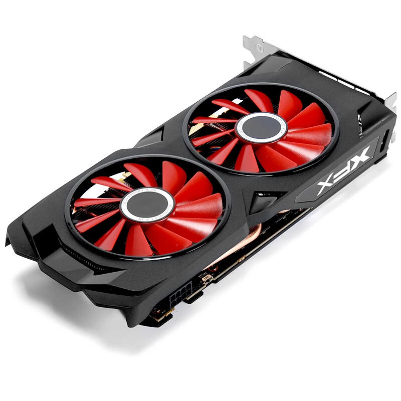 Б/у XFX RX 570 8GB 256bit GDDR5 Настольный ПК игровой видеокарты видеокарта не добычи полезных ископаемых