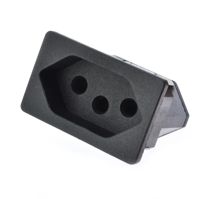 10 шт. бразильский стандарт розетка с 3 отверстиями гнездовая встроенная