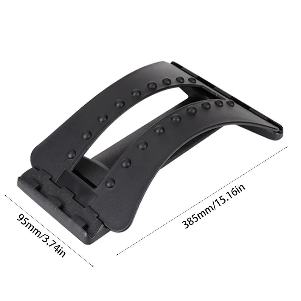 

Spine Pain Relief Lumbar Traction Stretching Device Waist Spine Relax Back Massage Board Prevention Lumbar Disc