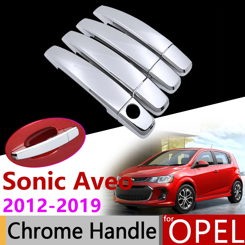Автомобильные аксессуары хромированная крышка внешней двери для Opel Chevrolet Sonic Aveo