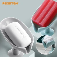 suction cup soap dish leaf shaped soap holder shower soap shelf bath soap box vertical suction cup laundry soap dish storage tra