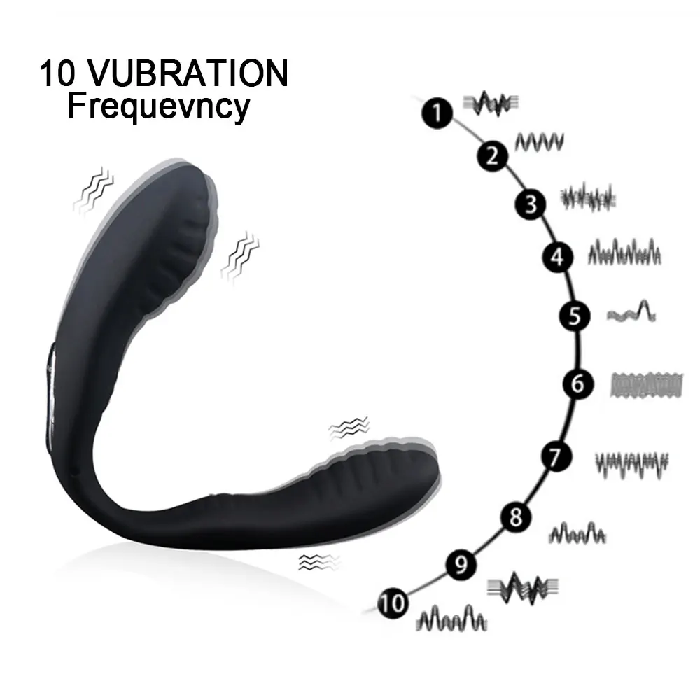 12-скоростной U-образный вагинальный фаллоимитатор точки G Стимулятор клитора