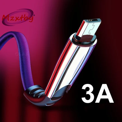 Mzxtby 3A Type C Micro Usb 3 1 кабель для Iphone Huawei Samsung Redmi Xiaomi Oneplus шнур быстрой зарядки и