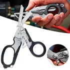 Ножницы для экстренных ситуаций, 6 в 1, из нержавеющей стали, молотковая резца