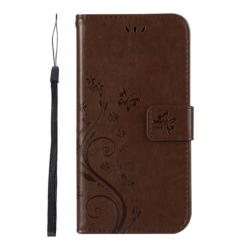 Light Brown Модный кожаный чехол-бумажник с откидной крышкой для Coque huawei Y5 Prime Y6 Pro Y7 P9 Lite Mini P20 Lite mate 30 чехлы для телефонов - Цвет: Light Brown