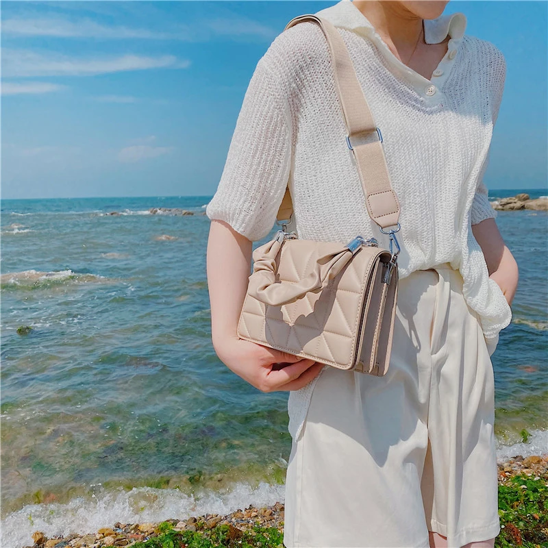 

Luxury Shoulder Handbags for Women 2021 New Female Bags Solid Color All-match Crossbody Bags Ladies Elegant Flap Bag Purses
