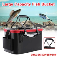 multifunctional fishing bucket eva live portable fishing bag foldable live fish box camping water container tackle storage bag