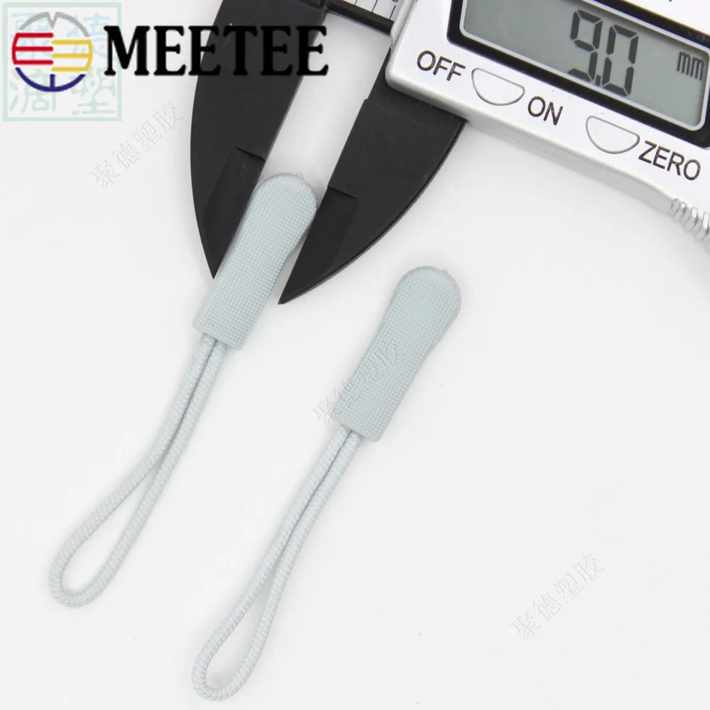 30 шт. разных цветов шнура на молнии тянет веревка концы замок молния зажим Пряжка