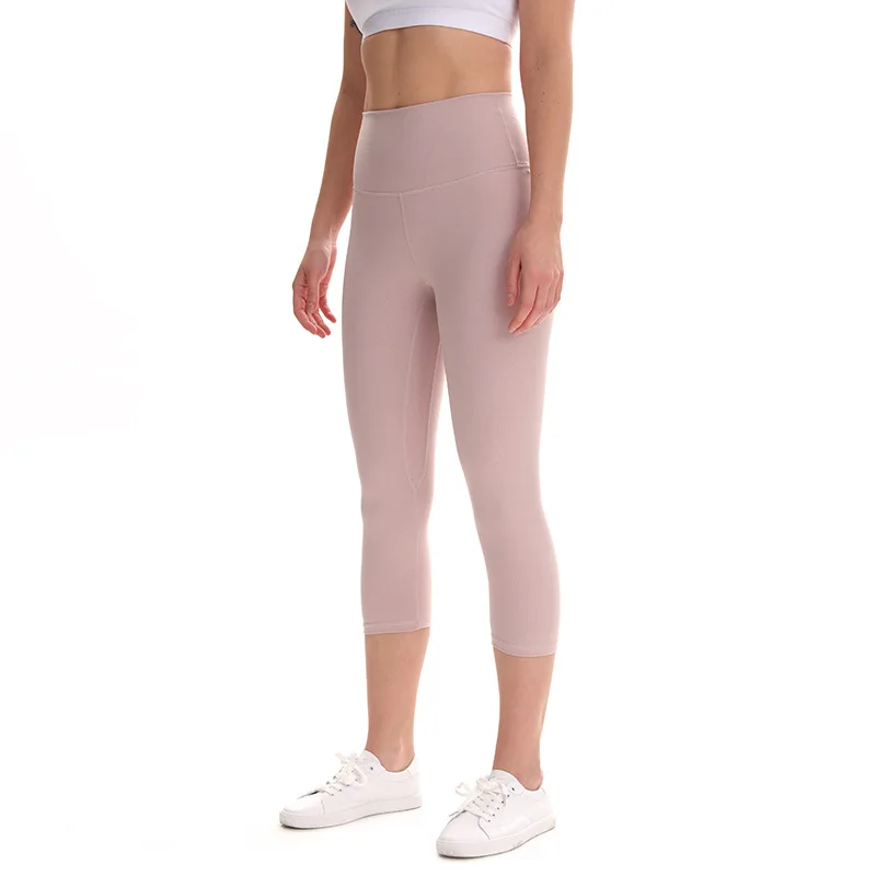 Спортивные Леггинсы колготки для йоги с высокой талией эластичные женские штаны
