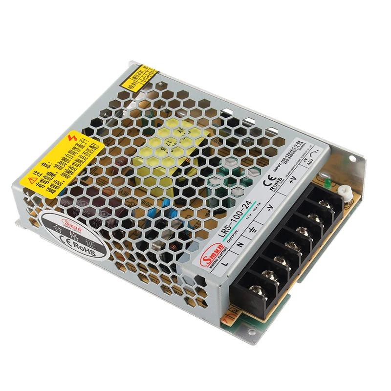 LRS-100 12V 24V 100W одиночный выход импульсный источник питания | Строительство и ремонт
