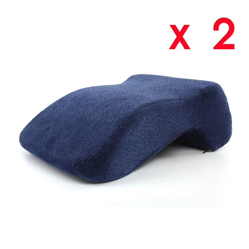 Navy x2 Arch дорожная подушка для шеи против давления для рук защита шеи подушка для шеи домашняя пара Подушка для офиса nappingпутешествия almohada - Цвет: Navy x2