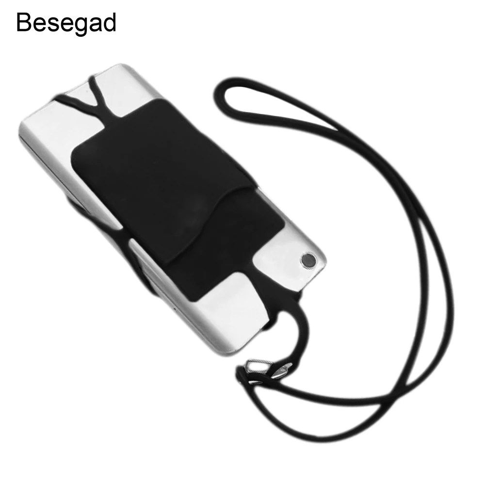 Силиконовый ремешок для сотового телефона Besegad чехол шейный ожерелье слинг Xiaomi Mi6