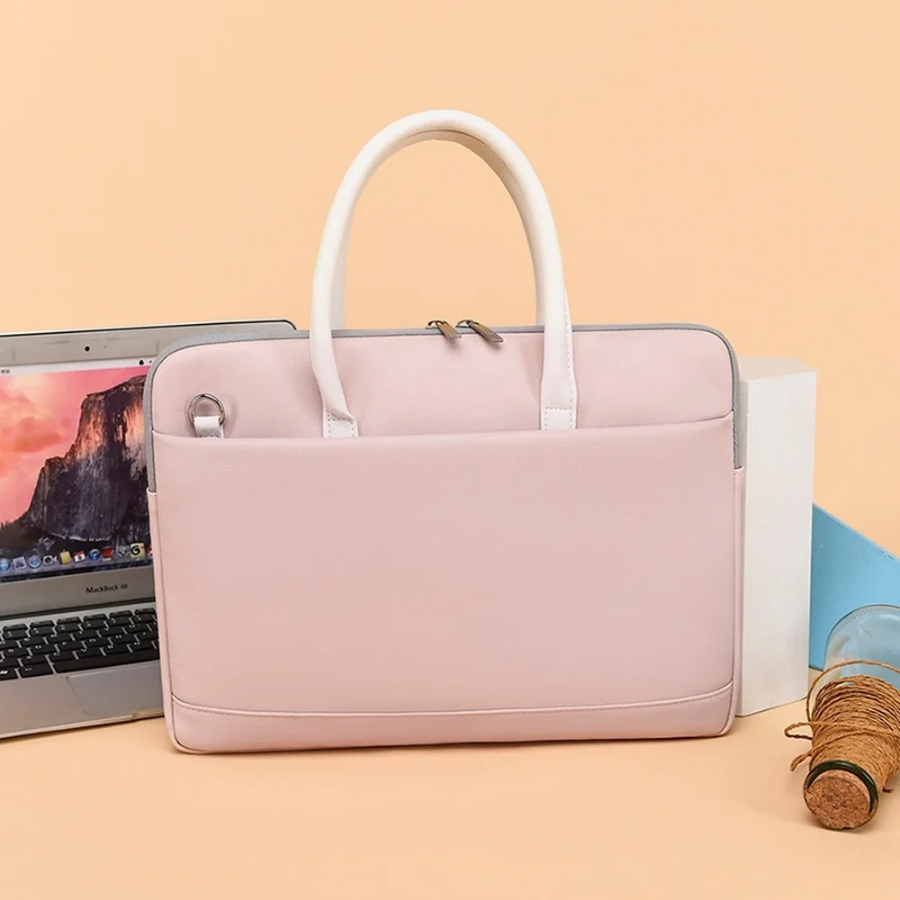 

Сумка для ноутбука 13,3, 14, 15,6 дюймов, унисекс, сумка через плечо, чехол для ноутбука, ударопрочный водонепроницаемый Ультратонкий чехол для ко...