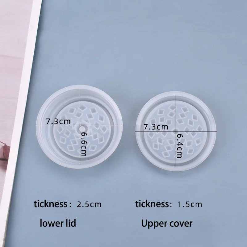

Tobacco Vane Herbal Herb Smoke Spice Crusher Resin Mold For DIY Shredder Silicone Mould Handmake Epoxy Resin Crafts