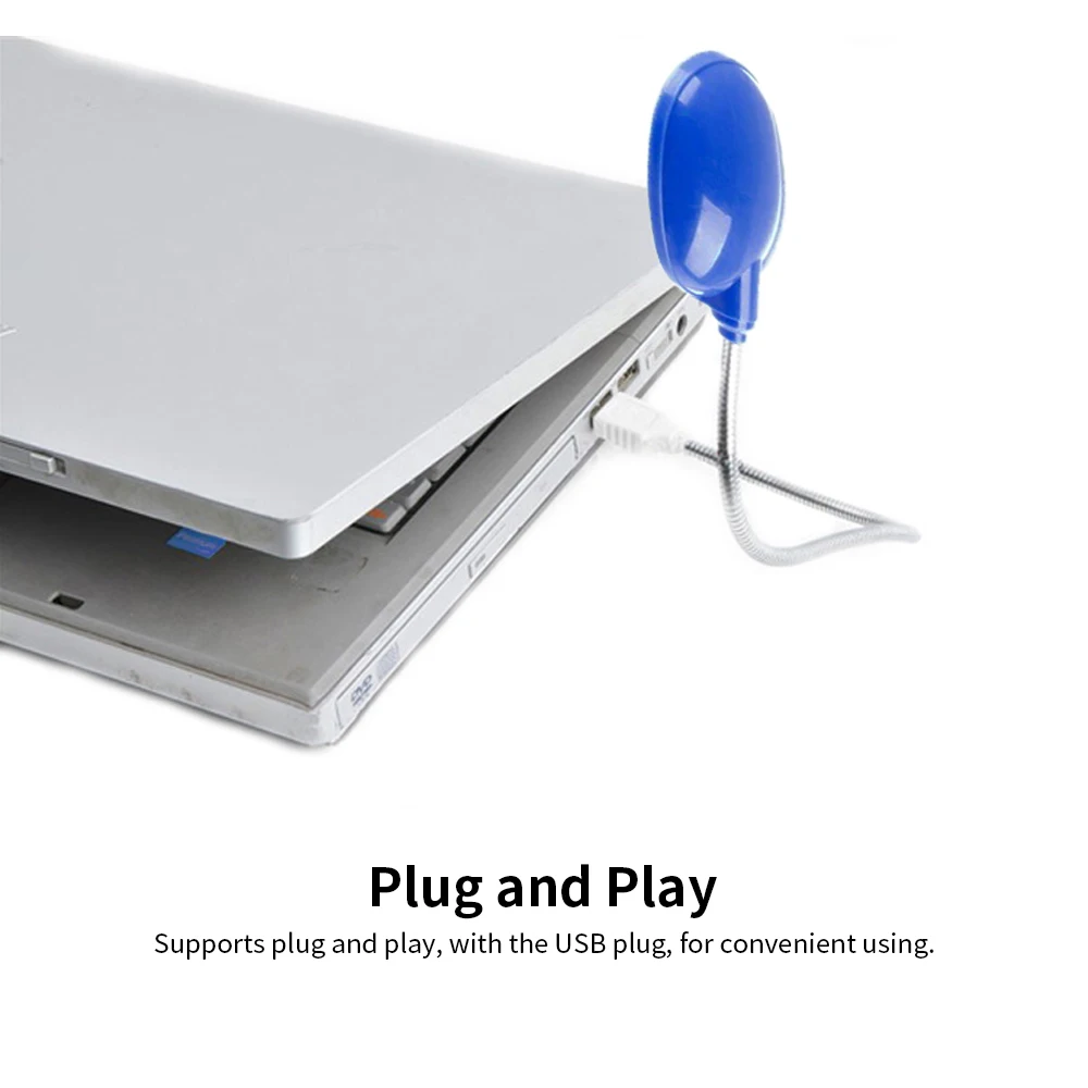 

USB Light Lamp Touch On/off Switch desktop Book Light Desk Lamp Eye Protection Reading Plug & Play USB LED Light for laptop PCs