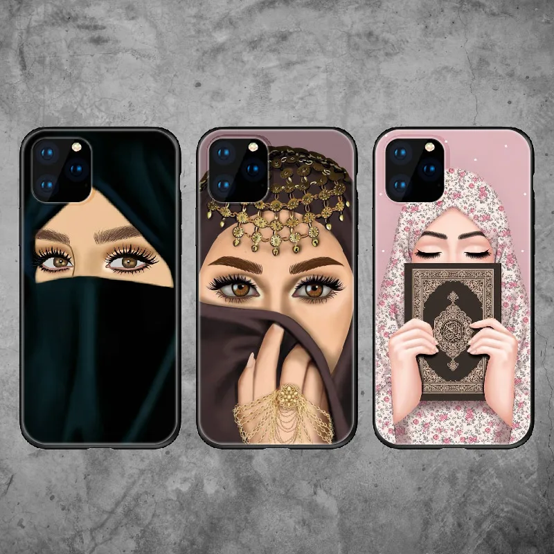 Муслима Niqab Арабские Девушки чехол для телефона iPhone 11 12 Pro 7Plus 7 8 8Plus X XS Max XR мягкий