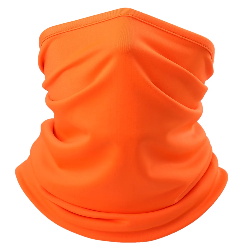 Orange Мотоциклетная защита для шеи, маска для лица, ветрозащитная Байкерская трубчатая повязка на голову, Балаклава для катания, рыбалки, катания на лыжах, сноуборде, бандана - Цвет: Orange