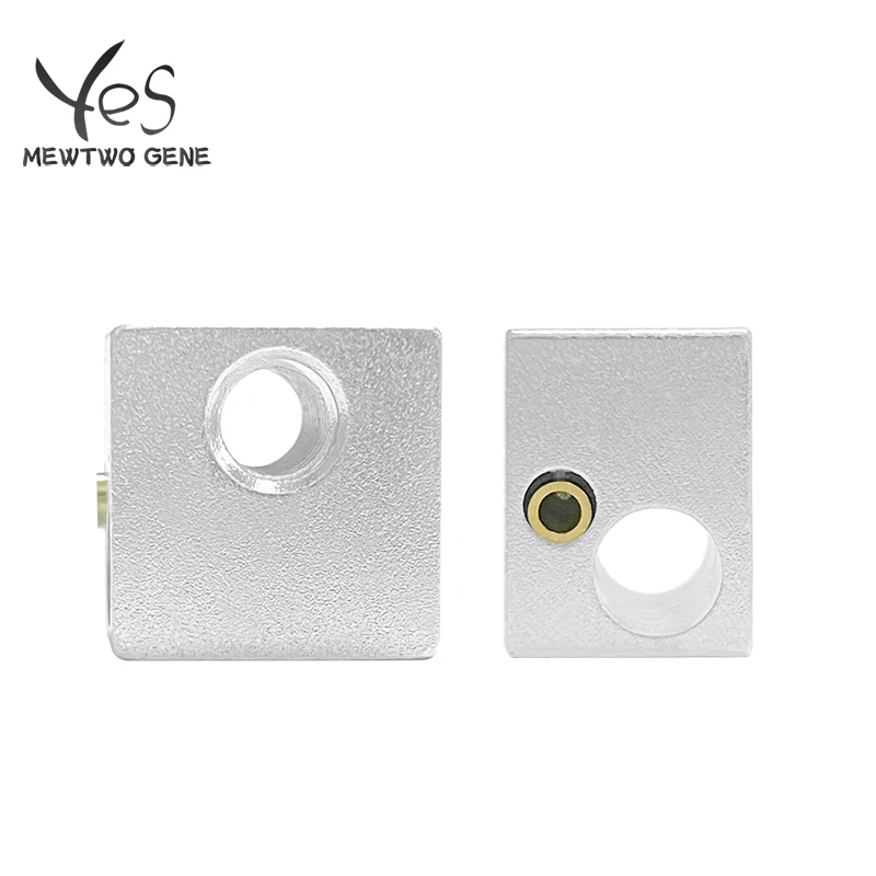 

3D Printer Parts 16mmx16mmx12mm Aluminium alloy Heat Block for Mega V5 Extruder Hotend