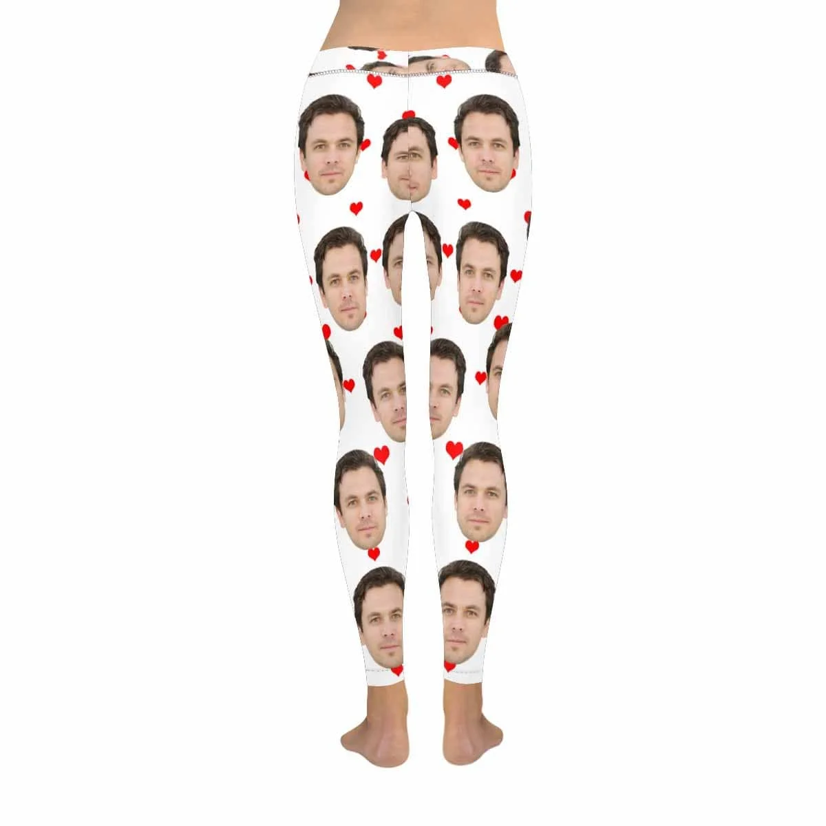 

Custom Face Love Heart All-Over Low Rise Yoga Leggings