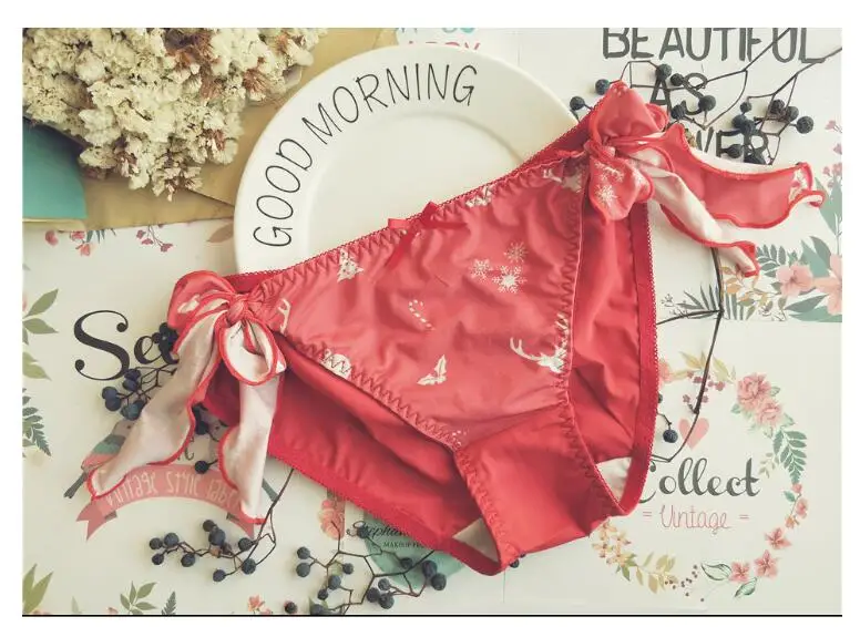 

Ladies Sexy Christmas Lingerie Cosplay Bikini Wire Free Bra and Panty Set Underwear Bras Thong Panties Young Girl Sexy Costumes