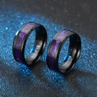 Кольца KNOCK из нержавеющей стали 316L для мужчин и женщин, изящные Подарочные Кольца фиолетового цвета, ювелирные изделия на палец