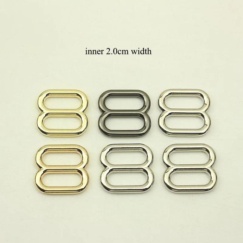 

30pcs 20mm Metal Belt Buckles O D Ring 1inch Tri-Glide Bra Webbing Adjust Slider Buckle Bag Strap Garment Sewing Accessories