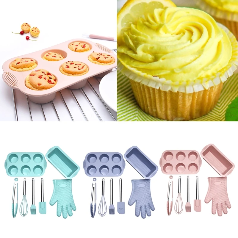 

Набор кухонной утвари, 7 шт., силиконовые кухонные инструменты, гаджеты для дома или пикника, термостойкая кухня, легко моется