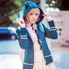 Аниме Danganronpa Chiaki Nanami Косплей Униформа куртка рубашка парик сумка полный набор для женщин Косплей Костюм