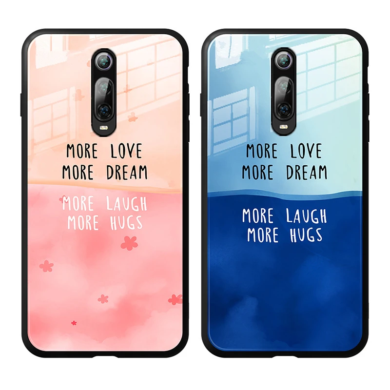 Чехол для телефона Xiaomi Redmi Note 8 Pro S2 K20 чехол контрастных цветов из закаленного