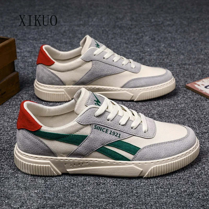 

Кроссовки мужские с вулканизированной подошвой, Повседневная модная легкая дышащая обувь для тренировок, резиновая подошва, молодежные