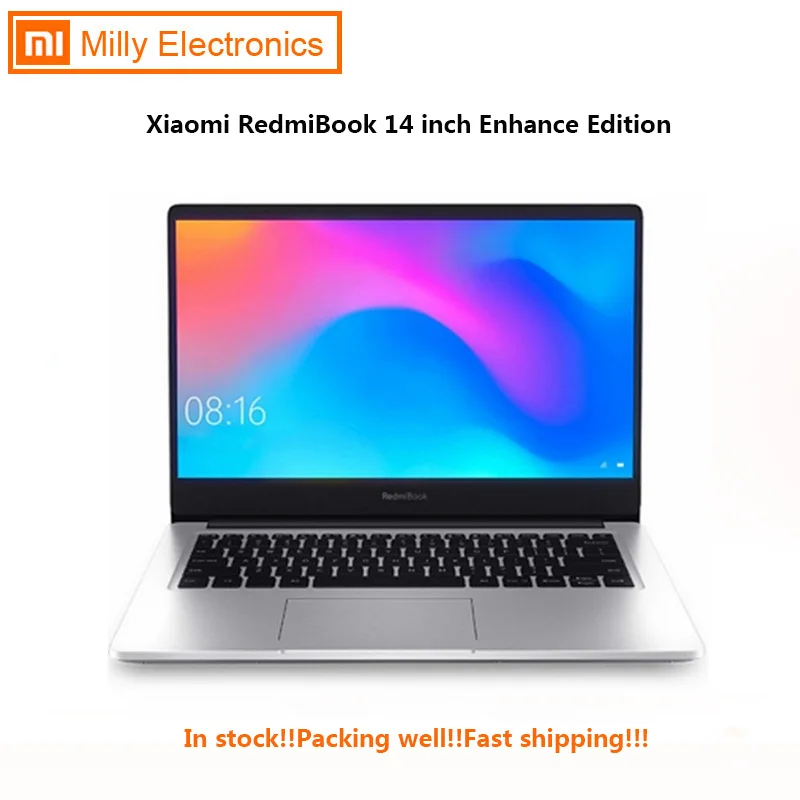 Ноутбук Xiaomi RedmiBook 14 дюймов ОС Windows 10 Intel Core i7 10510U 1 8 ГГц 4 9 ЦП Гб DDR4 ОЗУ 512 SSD