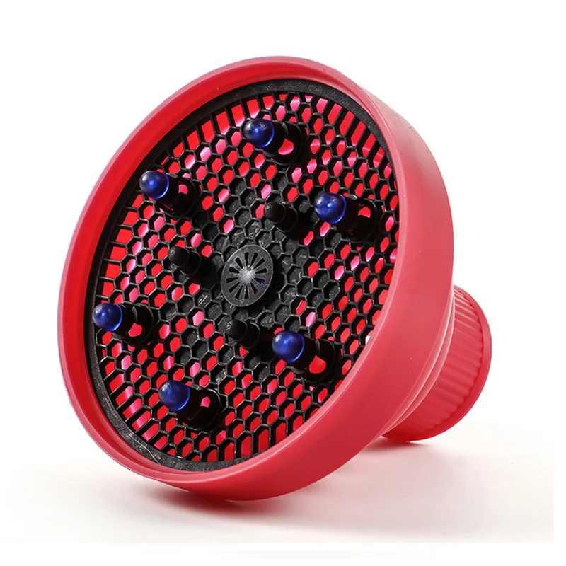 Heat Resistant Slicone Hairdryer Diffuser Durable Hair Salon Blower Drying Tools Foldable Blow Pro Styling | Красота и здоровье