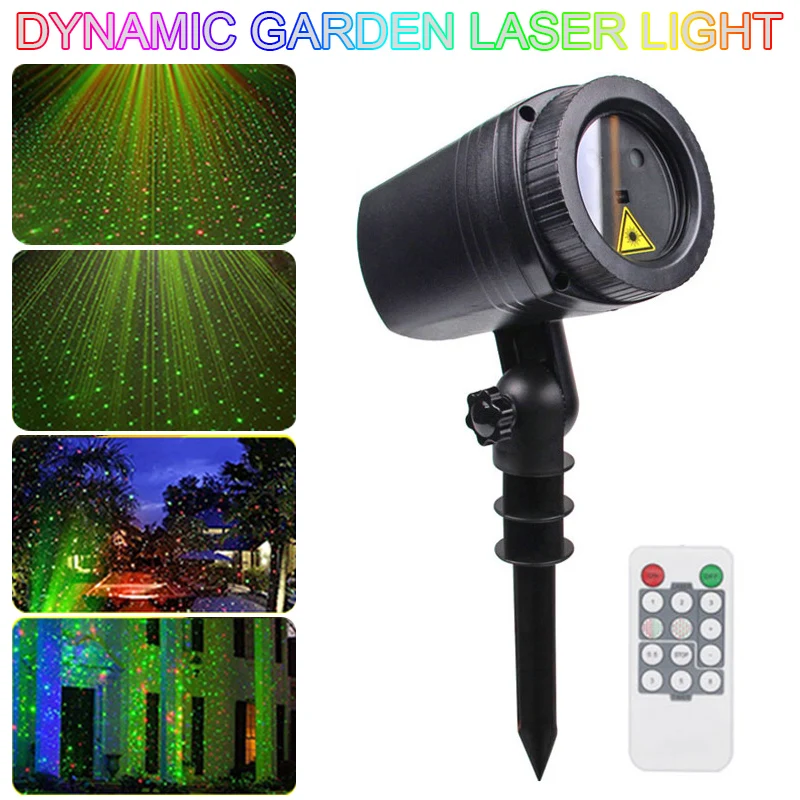 WL-502 Водонепроницаемый светодиодный уличный динамический Газон лампа Звездный