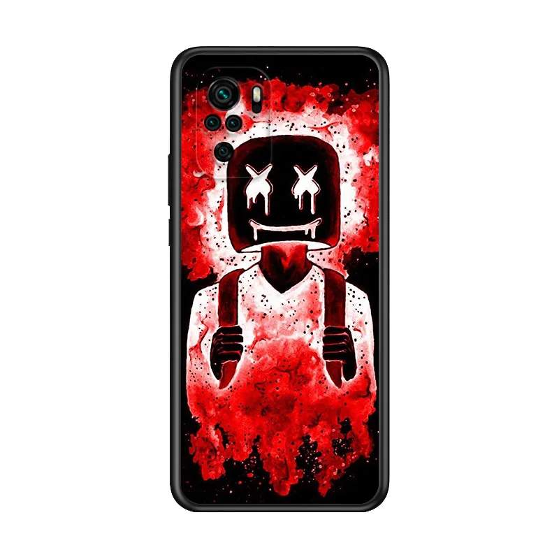 

Cool Electronic Music Smiley For Xiaomi Redmi Note 10S 10 9T 9S 9 8T 8 7S 7 6 5A 4X Pro Max Black Phone Case