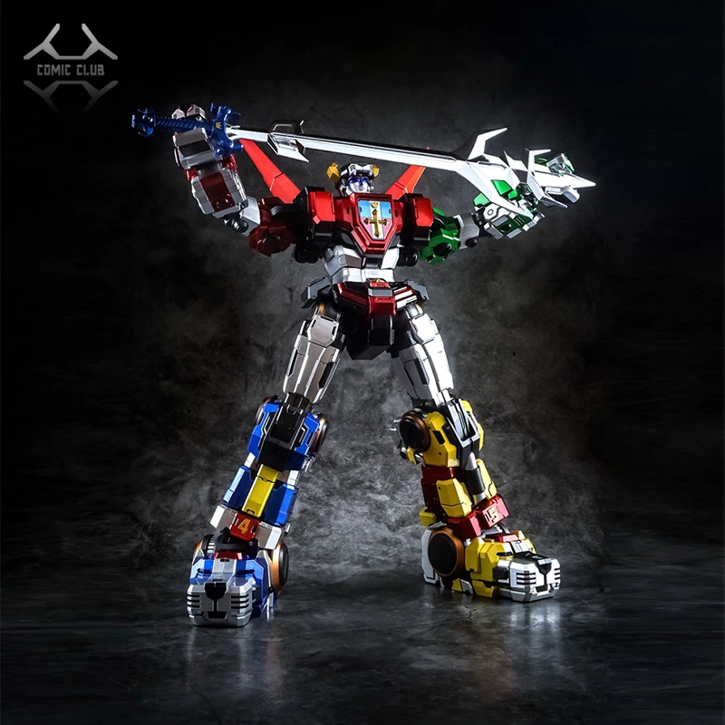 Фото COMIC CLUB в наличии Titan Мощность King TP01 царь зверей GoLion Voltron сплав робот игрушка