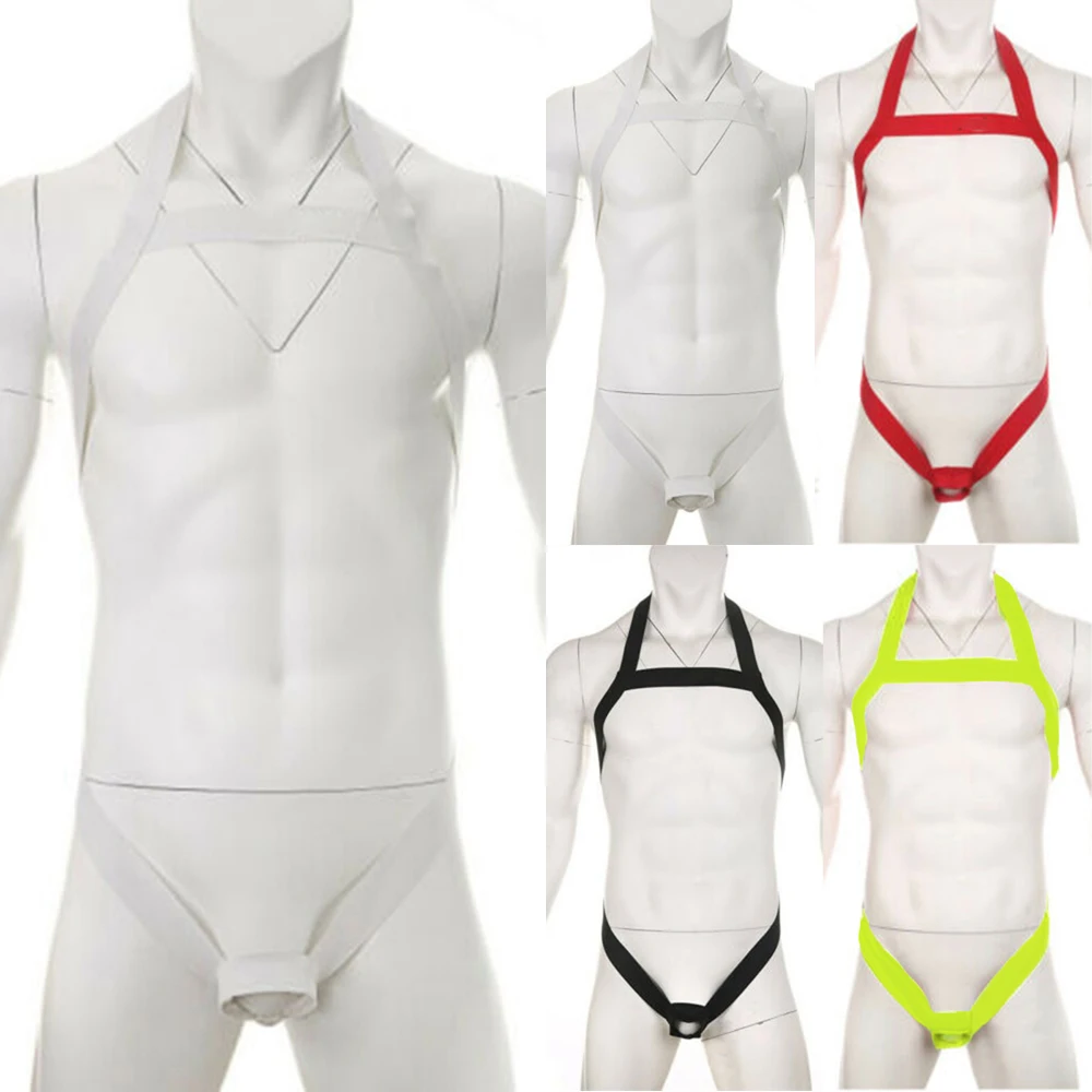 

Men Underwear Stretch Band Belt Chest Waist Full Body Straps Jockstrap