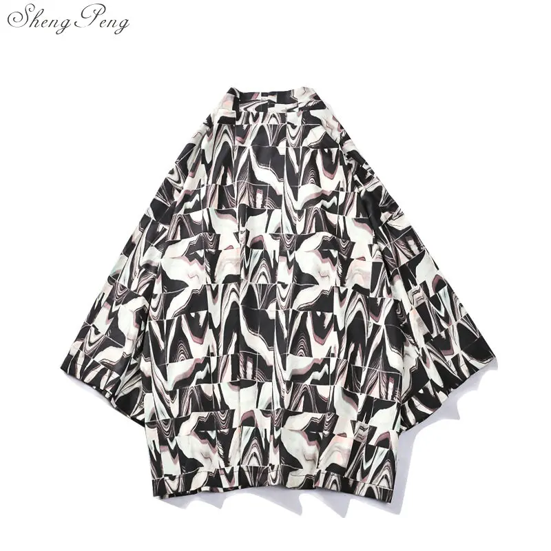 Японские кимоно кардиган для мужчин Япония одежда Мужская рубашка юката