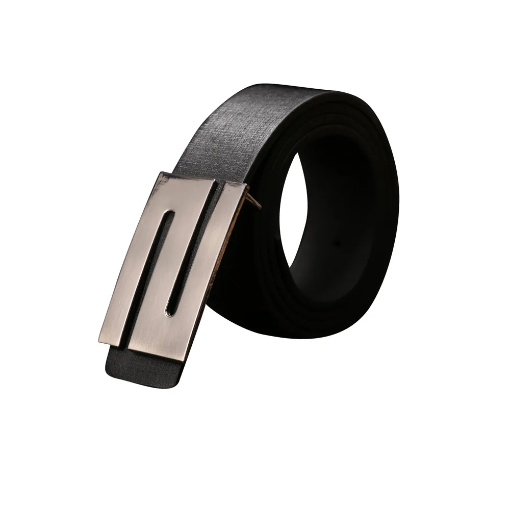 Мужской кожаный ремень с s-образной пряжкой высокое качество настоящие роскошные